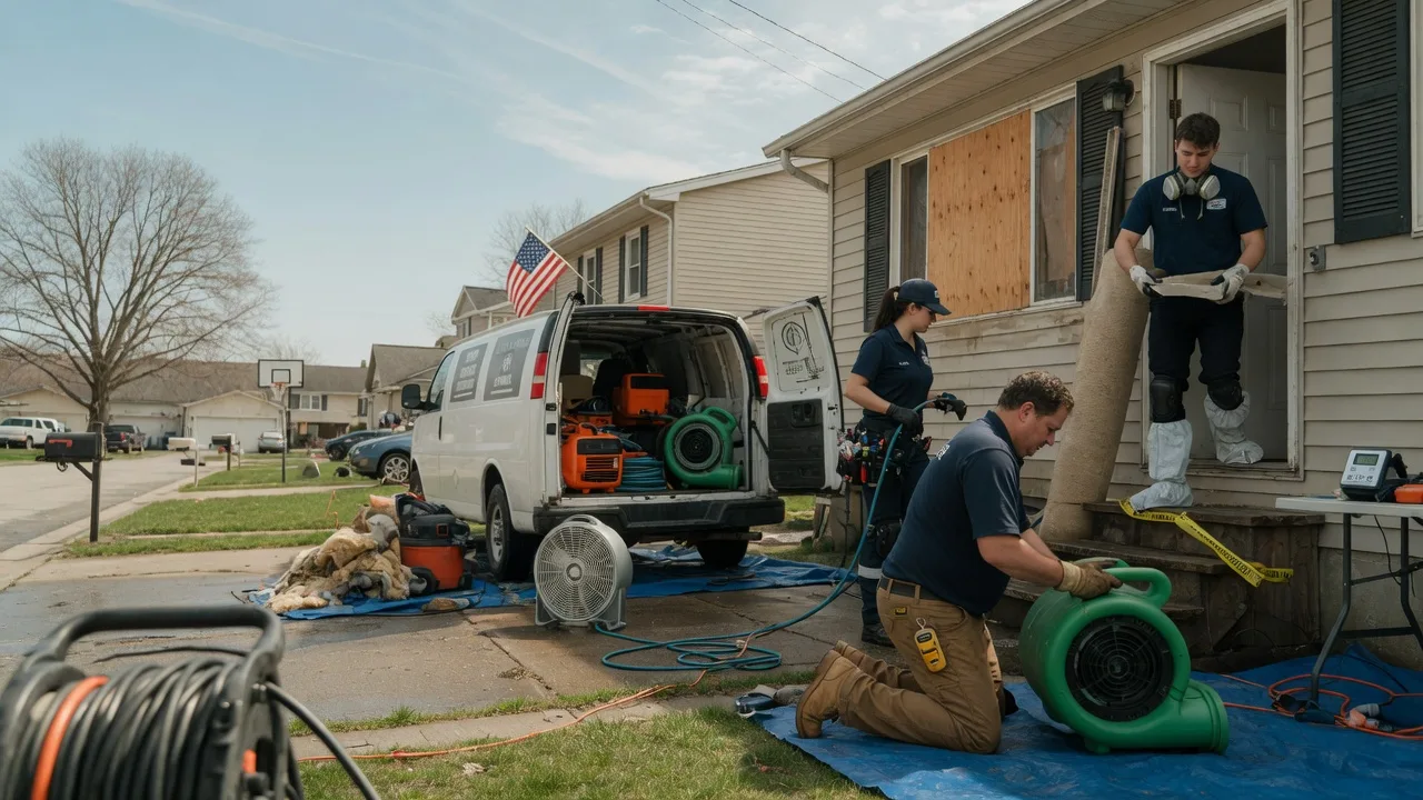 Water Damage Restoration in Peoria Heights, IL near me